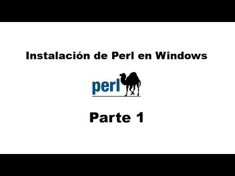 Tutorial de Perl parte 1 - Instalación de Perl en Windows