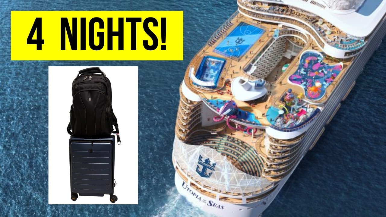 How to Pack for a 4 Night Cruise - His & Her Packing!