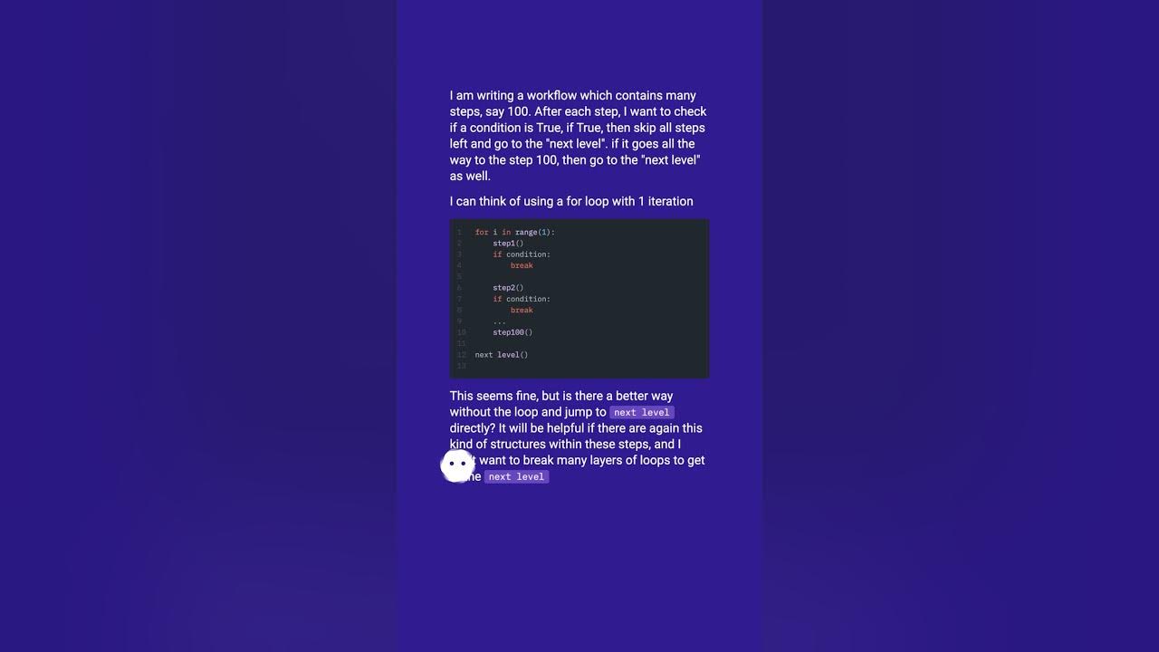 Skip a chunk of code if a condition is True in Python #shorts - YouTube