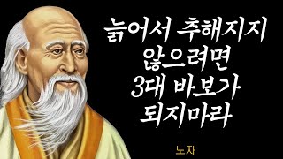 인생 최고로 잘사는법ㅣ늙어서 추해지지 않으려면 3대 바보가 되지 마라ㅣ나이들수록 조심해야 하는 것ㅣ노후에 하지 말아야 할ㅣ노자 | 오십에 읽는 노자 법륜스님 즉문즉설ㅣ인생조언ㅣ지혜