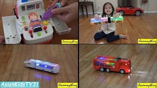 Hulyan & Mayas Bump & Go Toy Cars And Trucks W Lights And Sounds Vol. 1