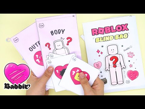 🌸Paper DIY🌸 Roblox Outfit Blind Bag #papercraft #roblox #unboxing #로블록스  #asmr