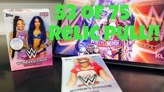 Topps 2021 WWE Womens Division HUGE of 75 Relic Pull! Blaster Break