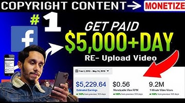 Facebook Instream Ads Course Class 1 | Original + Others Content Complete