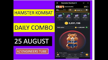HAMSTER KOMBAT DAILY CIPHER 25 AUGUST