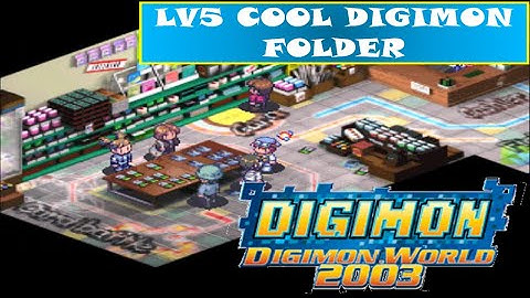 Digimon World 2003 Card Battle - LV5 Cool Digimon Folder