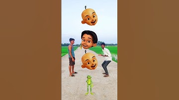 Upin ipin head to frog joker gorilla & red dame tu cosita - magical video #funny #vfxyuvraj