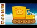 Car Toons: A Mail Van - Christmas Cartoons for Kids - Learn Cars & Vehicles for Kids