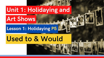 BAC Online Lessons - Unit 1 - Lesson 1 Holidaying Part 5: Used & Would