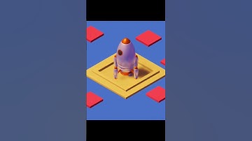 Rocket Animation #blender #animation #viral #trending #shorts #reels #youtube #b3d #loop #satisfying