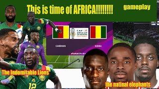 ⚽ Cameroon  vs Guinea  ⚽ | CAF AFCon cup (15/01/2024) | FIFA 2024