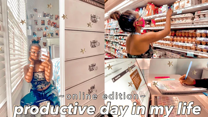 a productive ONLINE SCHOOL day in my life