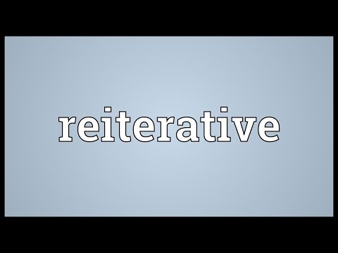 Header of reiterative