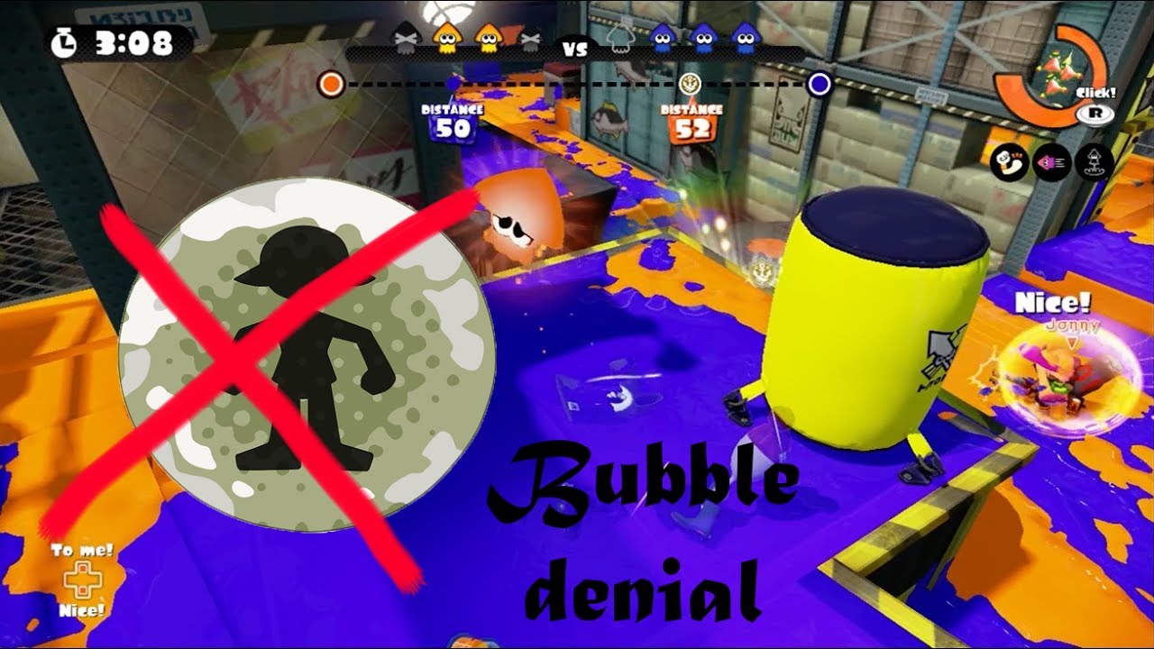 [Splatoon] Not so rare footage of brad denying invincibility frames ...