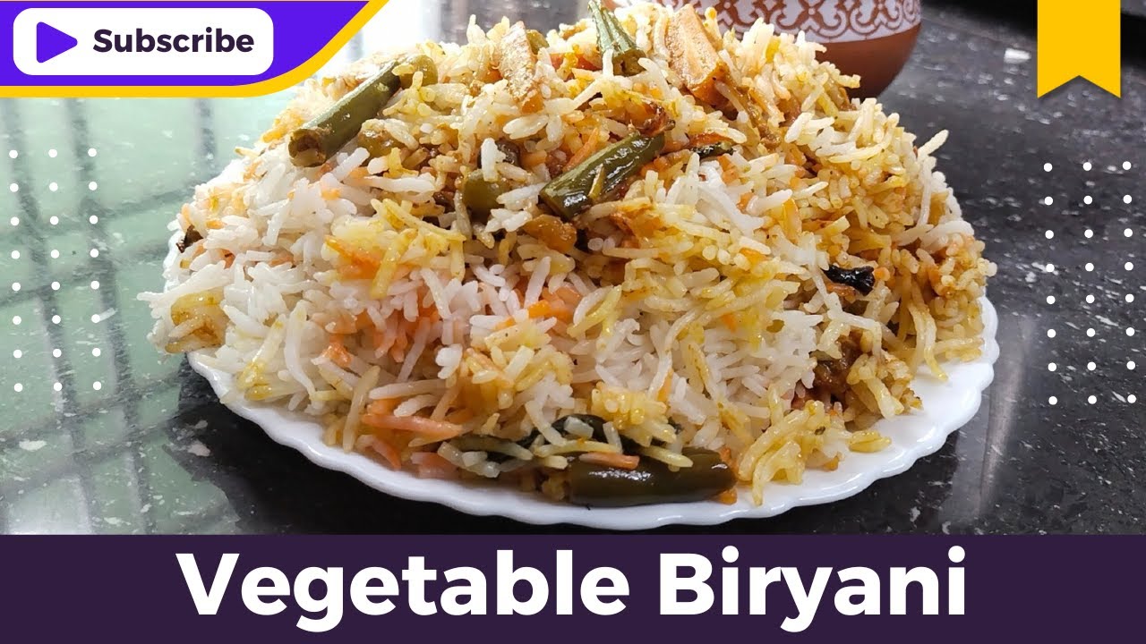 Veg Biryani Kaise Banate Hain Vegetable Biryani Recipe Hyderabadi Veg Biryani Recipe in