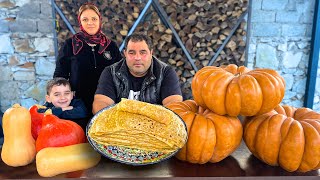 The national pumpkin dish is Kutaby of Azerbaijan. Super recipe