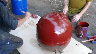 Naval mine speed-paint