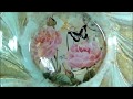 Studio Decoupage Tutorial Under Glass Stamping and Crackling