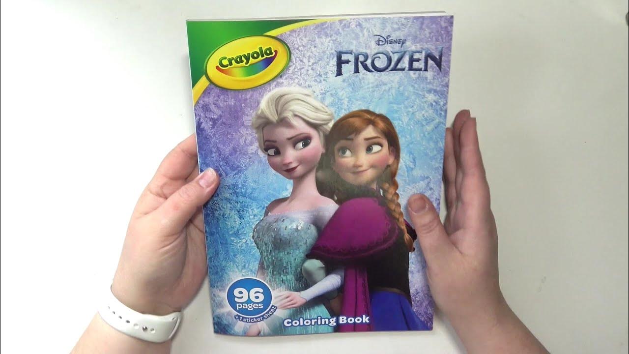 FLIP THROUGH  Crayola Disney Frozen Coloring Book 