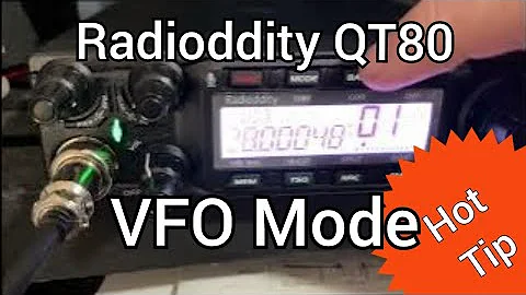 QT80 #Radioddity VFO mode