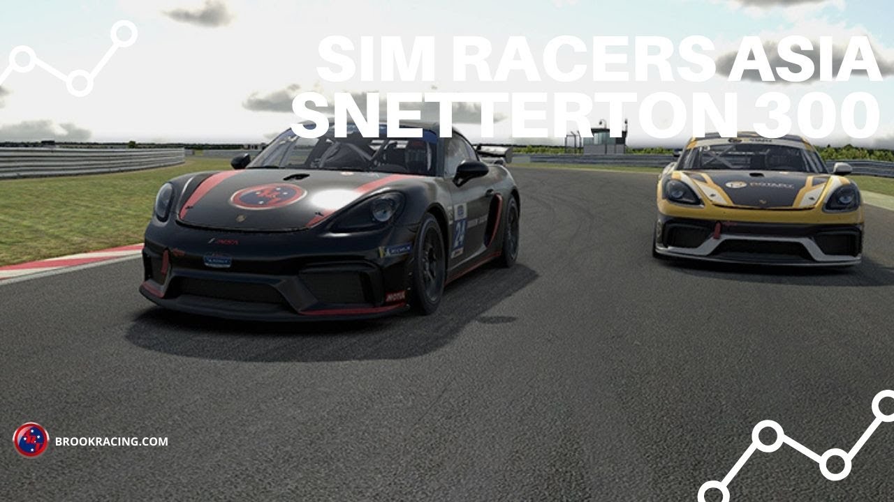 Brook Sim Racing iRacing Sim Racers Asia - Snetterton - Broadcast - Brook Racing - YouTube