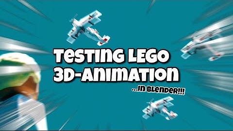 Testing LEGO 3D-Animation… In Blender! (LEGO 3D-Animation) | Blender Animation