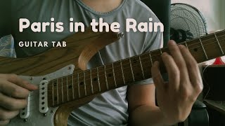 Paris in the Rain - Lauv | Pop Guitar Solo | Tab