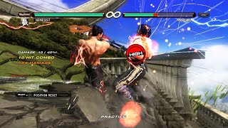 Tekken 6 Jin and the Hardest 5 Electric Combo..