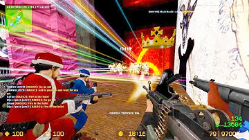 Counter Strike Source Zombie Escape mod online gameplay on 666 Crazy Escape map