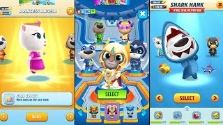 Talking Tom Hero Dash Platinum Tom vs Jetski 2 Princess Angela Gold Run Shark Hank Android Gameplay screenshot 5