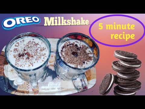 oreo-milkshake-recipe-without-ice-cream-and-chocolate-syrup-|ओरियो-मिल्कशेक-|-kids-special-recipe