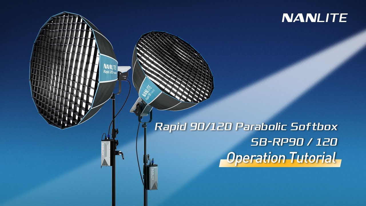 NANLITE初！ワンタッチで開閉可能なソフトボックス「Rapid 90 / Rapid