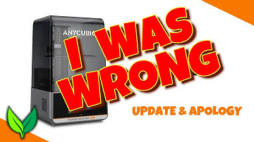 Anycubic Photon Mono M7 Pro (excuses en update)