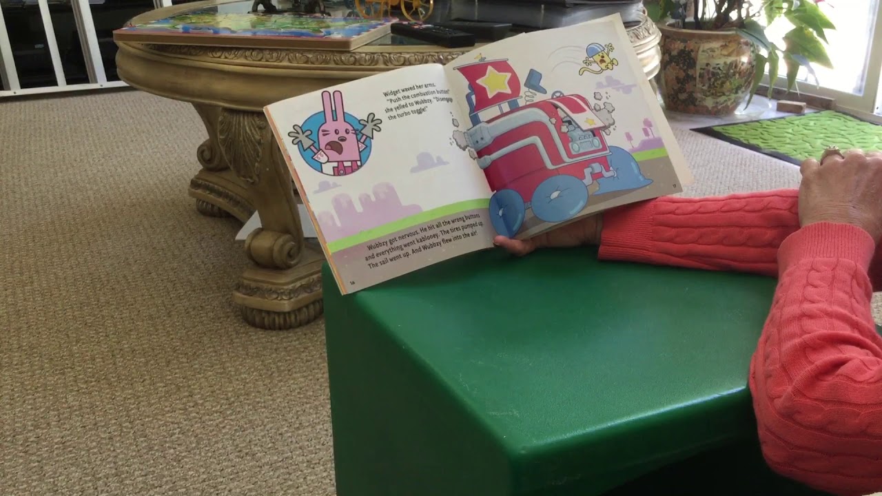 Wow Wow Wubbzy Wubbzys Wild Ride Book Ms Karen Reading To Joachim At My House Youtube