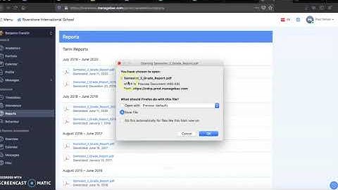 ManageBac Tutorial: Reports and Behavior