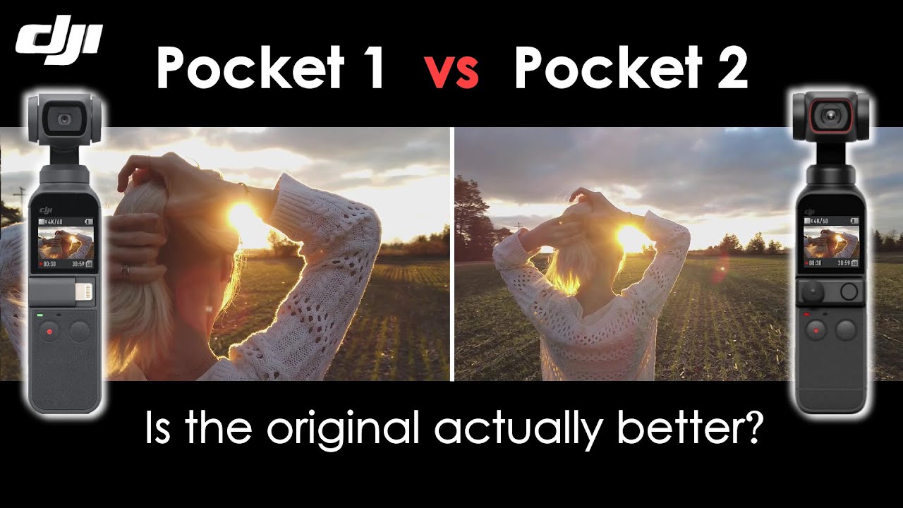DJI Pocket 1 vs Pocket 2   A Direct Comparison And Detailed Test