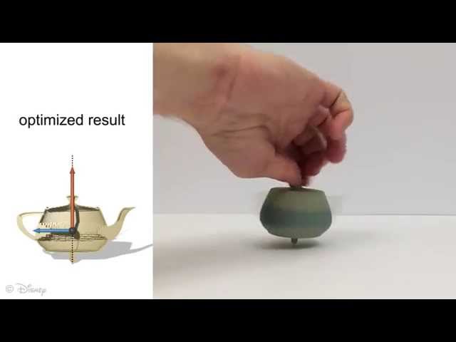 genstand overse Bluebell Spin-It: Optimizing Moment of Inertia for Spinnable Objects - YouTube