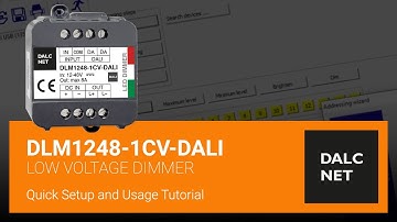DLM1248-1CV-DALI: How To Install DALI LED Driver - Dalcnet