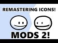 REMAKING FNF ICONS BUT I ACTUALLY REDREW THEM! (remaking FNF Icons #4) MODS! (300 SUBS SPECIAL!)