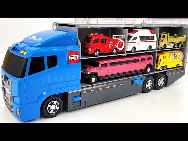 トミカ☆世界の高級な車のミニカーを開封してコンボイへ収納☆ホンダ