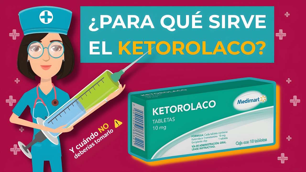 Ketorolaco (analgésico) 💊 ¿Cuándo usarlo y cuándo NO?