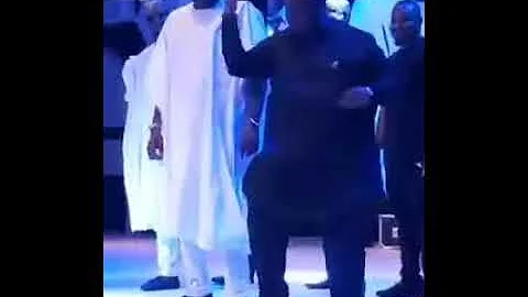 Senator Adedamola Adeleke Davido's uncle on Another Dancing step Shaku Shaku
