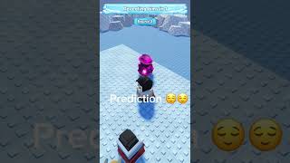 Prediction skill😌✌️ #roblox #shorts #knockout #edit #fyp #funny