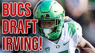 Tampa Bay Buccaneers DRAFT Oregon RB Bucky Irving w/ 125TH Pick!