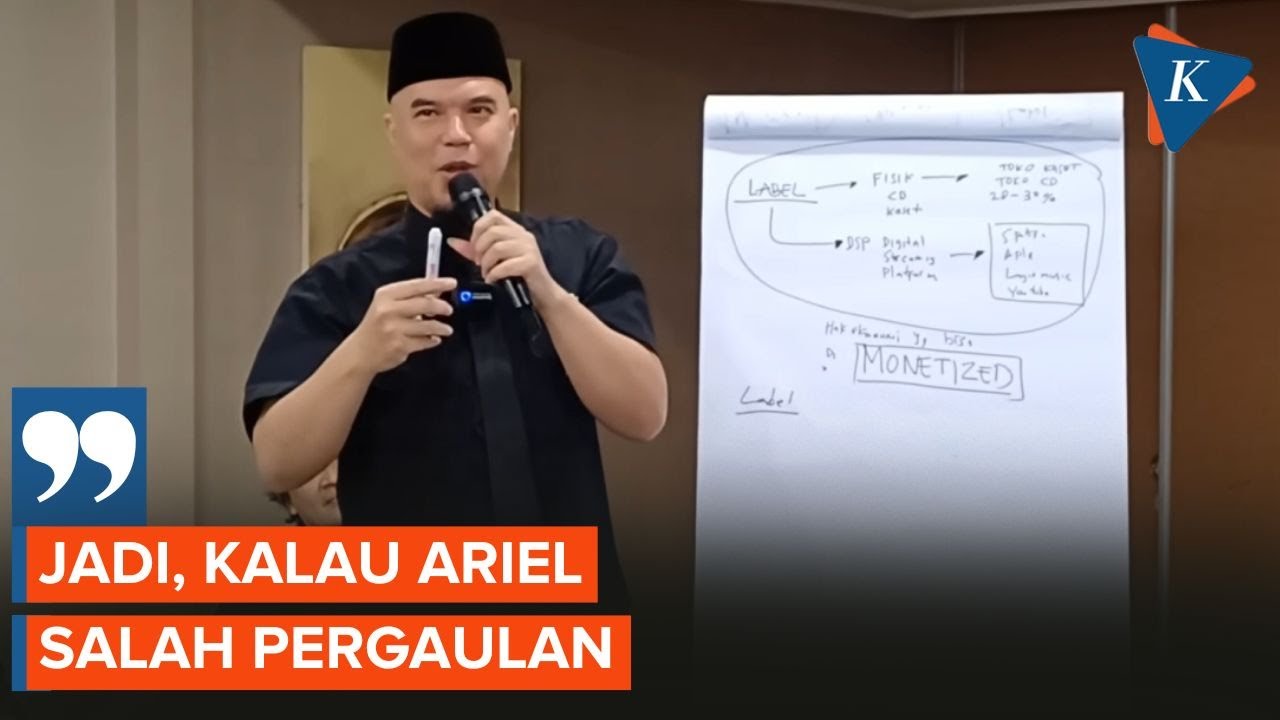 Bahas Royalti Musisi, Ahmad Dhani Sindir Ariel NOAH Salah Pergaulan