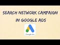 How to Create Search Network Campaign in Google Ads | 2021