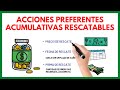 Acciones Preferentes Acumulativas Rescatables ✅ | DEFINICION | Diccionario financiero de bolsa