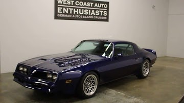 1977 Pontiac Firebird Formula 400    Rust Free Restoration