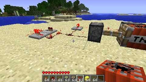 Duplicating Blocks Glitch Using Pistons - Minecraft Beta 1.7.2