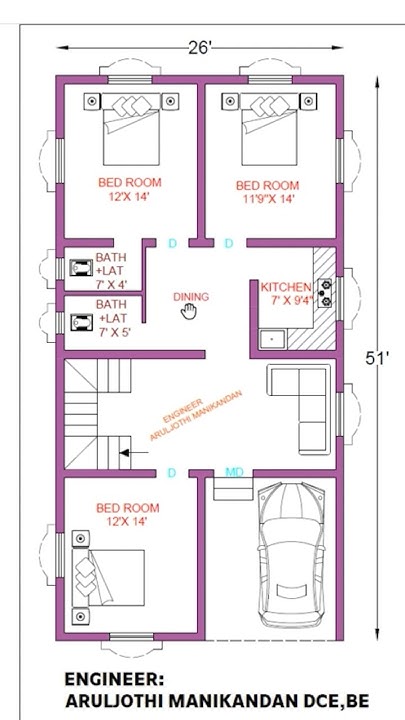 26-x-51-house-plan-home-plan-house-design-home-design-3bhk